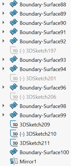 100 Surfaces
